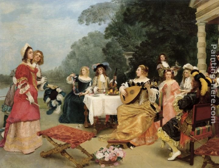 Gustave Jean Jacquet The Recital